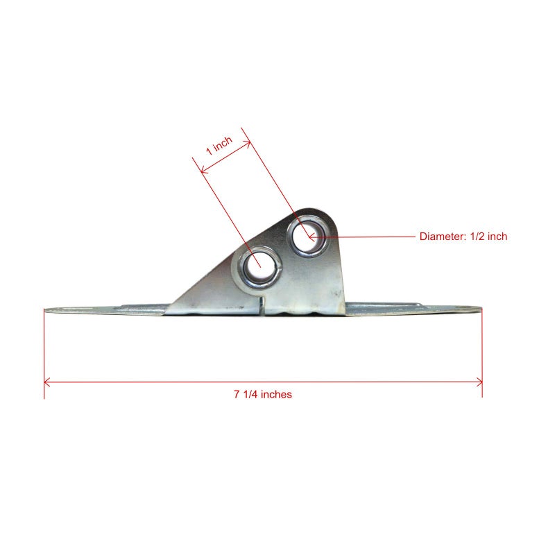 Earthtec Garage Door Parts 18 GA Narrow Body Hinges - 18 Guage # 3 - Image 2
